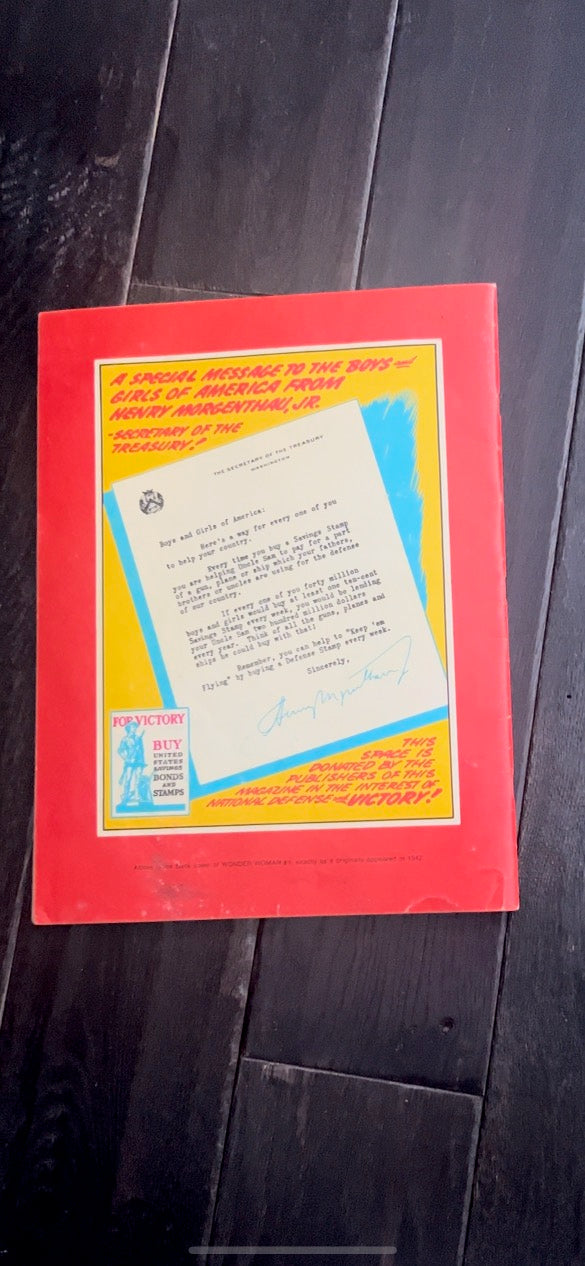Famous First Edition Blue Ribbon #F-6 (1975) Wonder Woman DC Comics