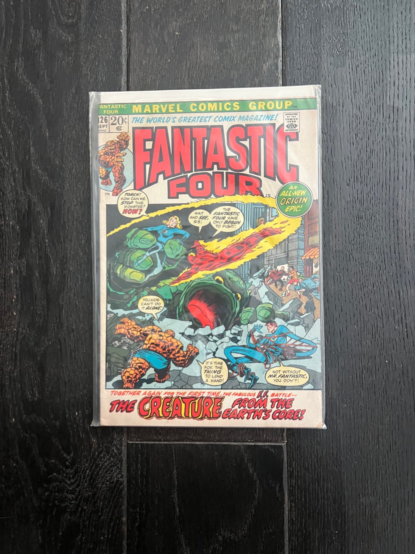 Fantastic Four #126 (1972) Origin Recap Marvel Comic Book FR/GD