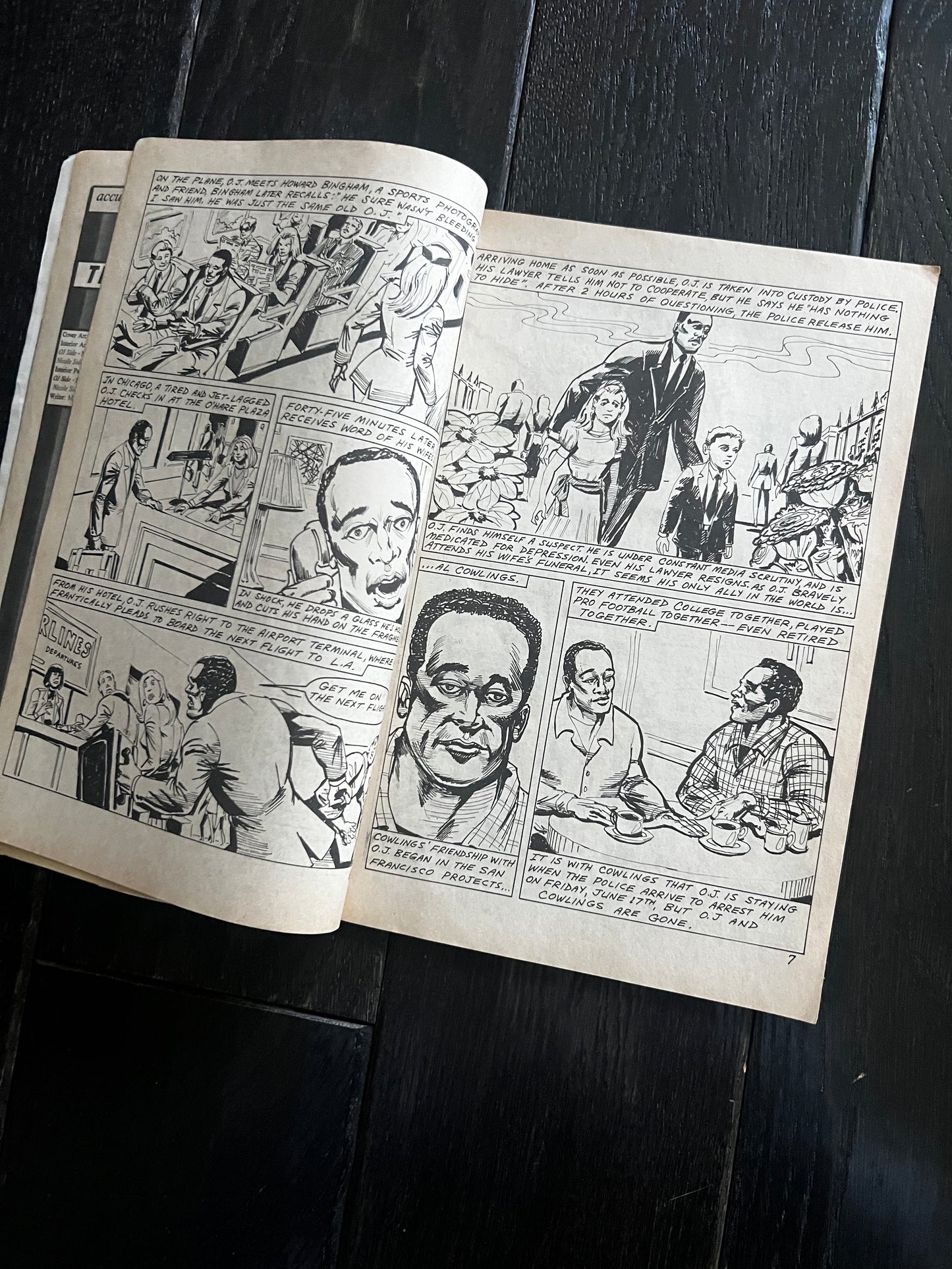 O.J Simpson Story #5 He Said/ She Said Comics FR/GD