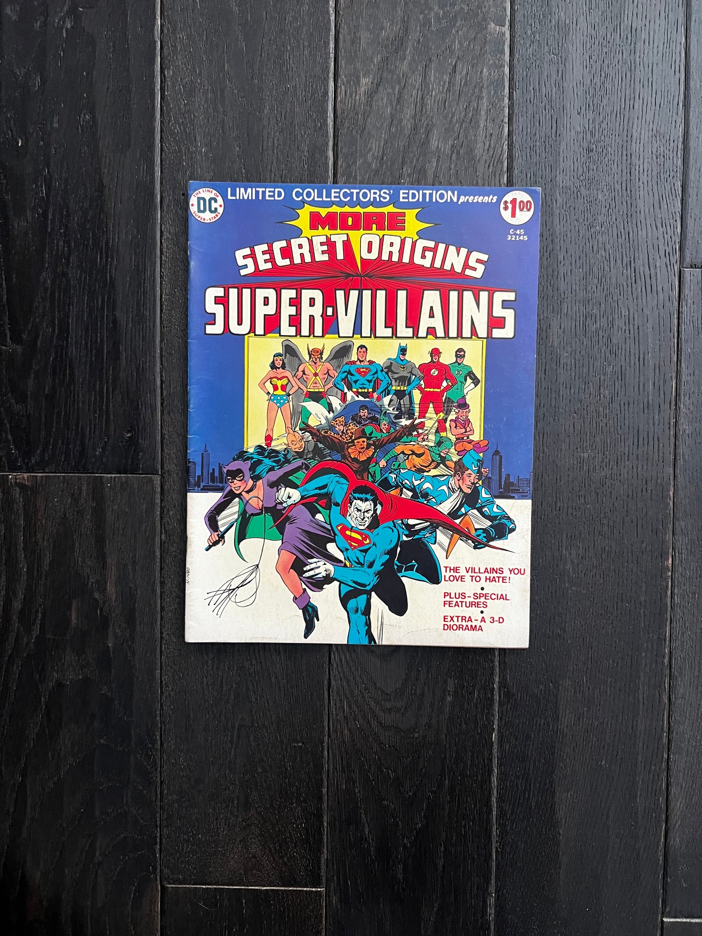 Secret Origins Super Villains C-45 (1975) DC Comics Treasury Edition GD/VG
