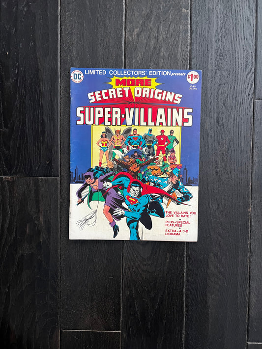 Secret Origins Super Villains C-45 (1975) DC Comics Treasury Edition GD/VG
