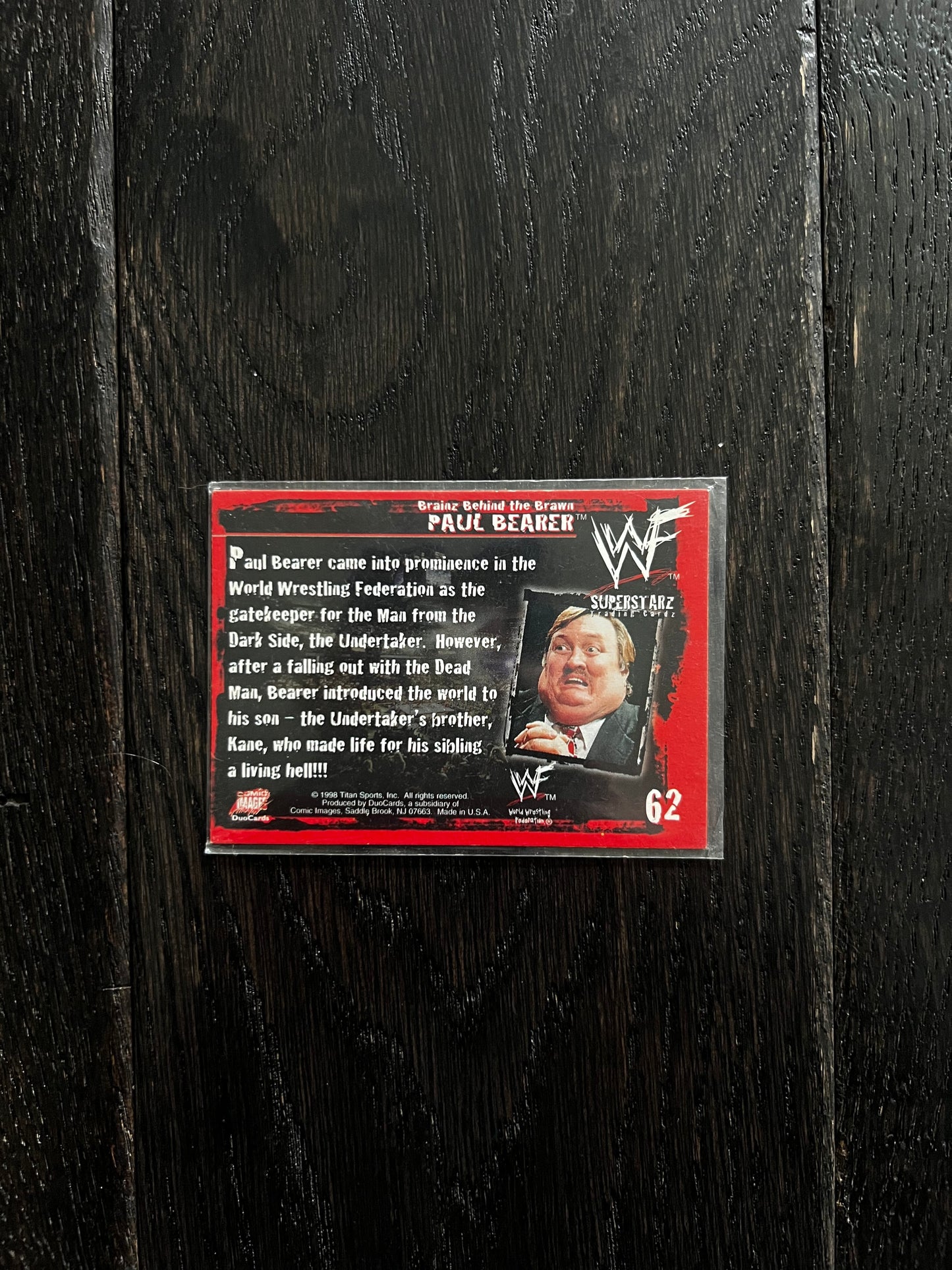 WWF Superstarz Paul Bearer #62 (1998) Comic Images