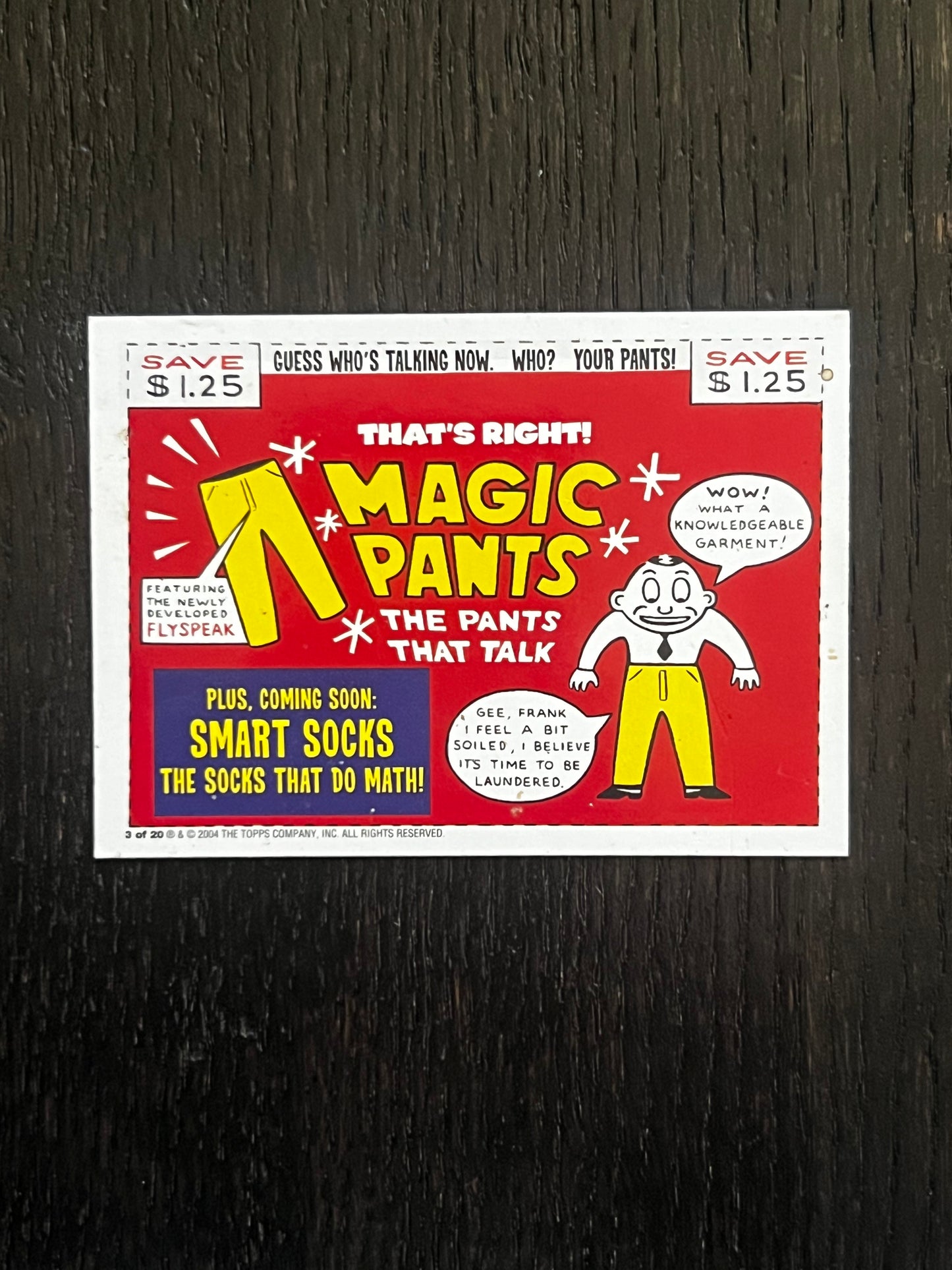 Topps Wacky Packages Sticker Sludge Pops #47 (2004) GD