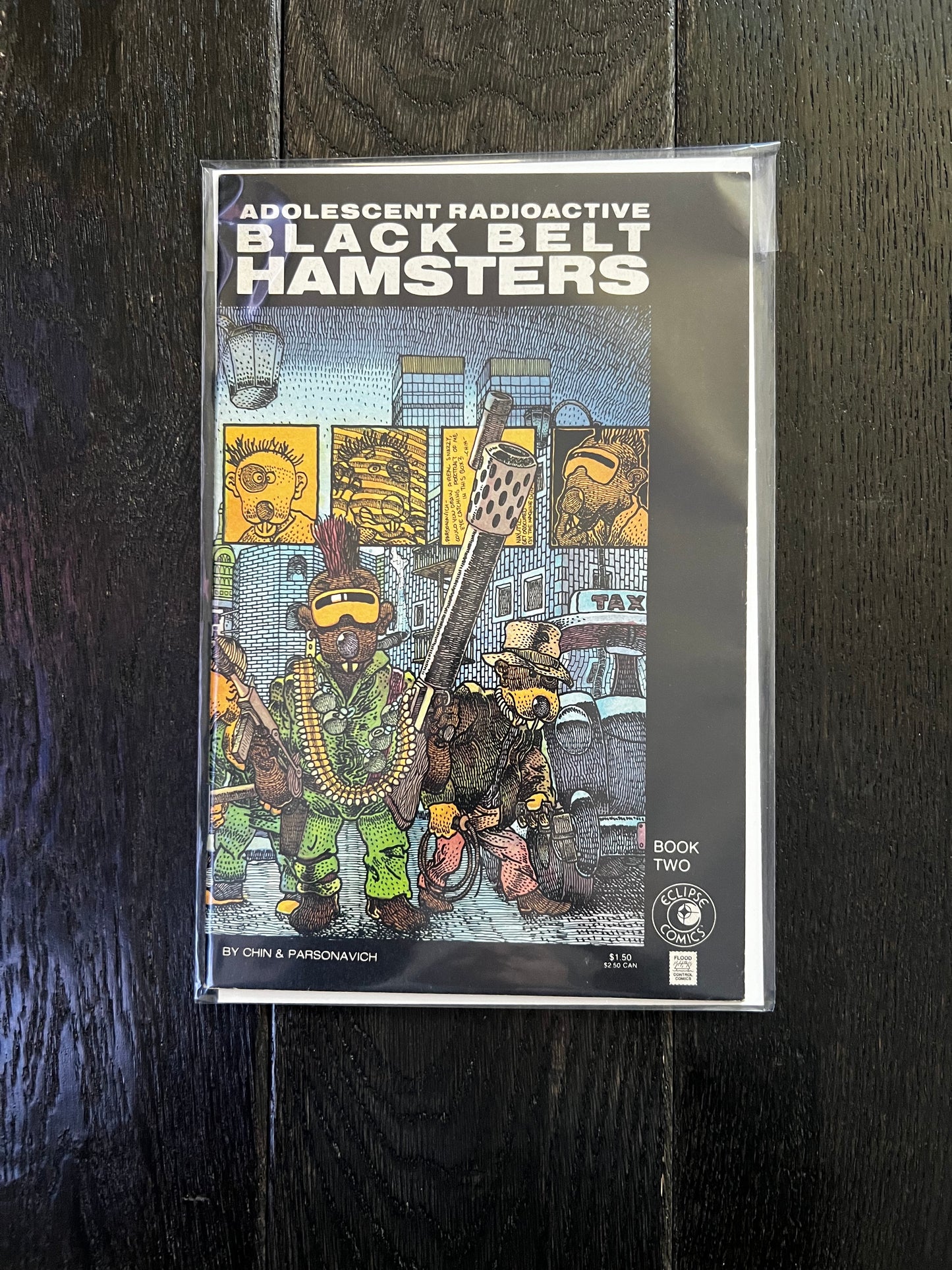 Adolescent Radioactive Black Belt Hamsters Book 2 (1986) Eclipse Comics