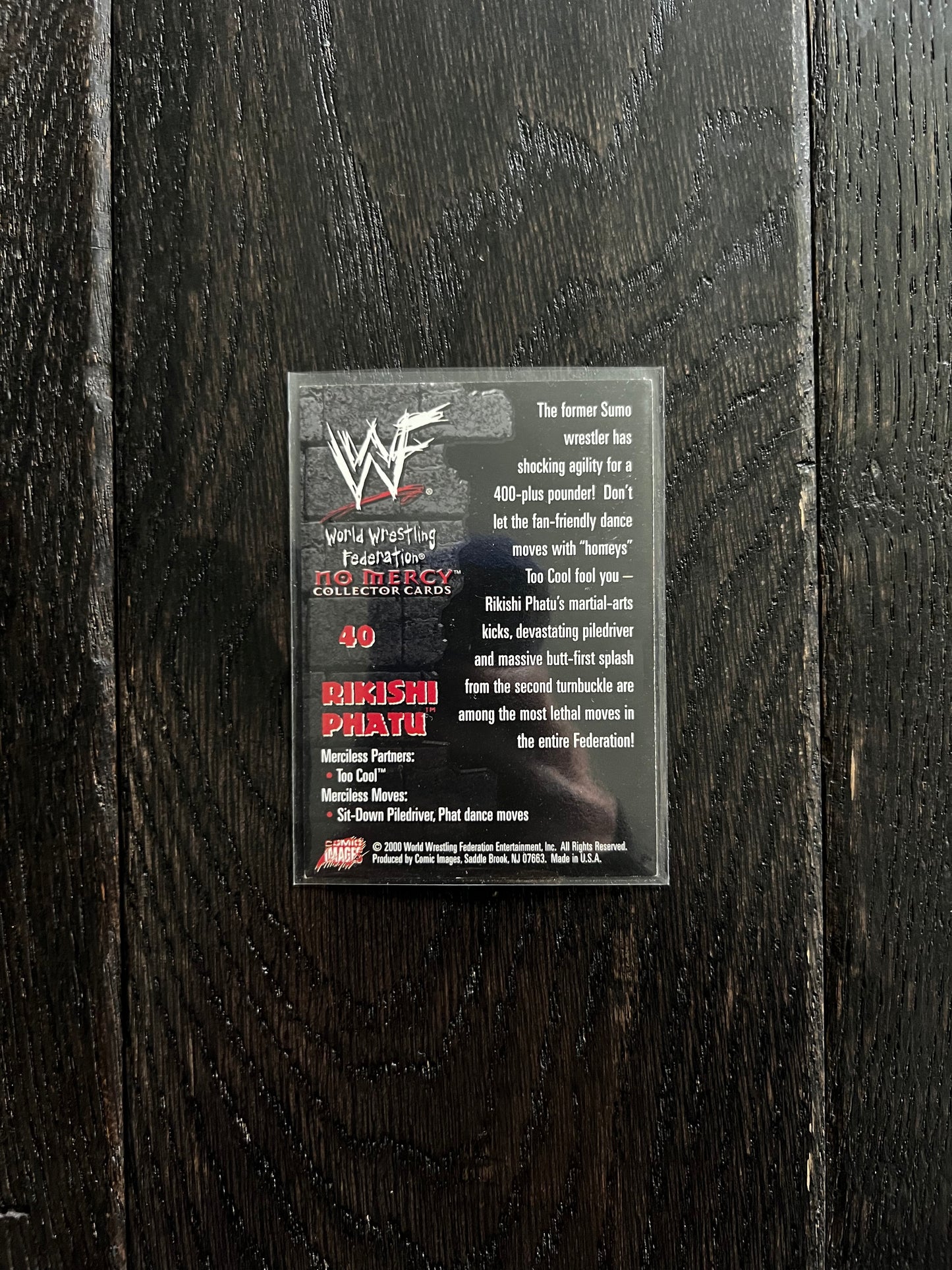 WWF Rikishi Phatu #40 No Mercy Collection (2000) Comic Images