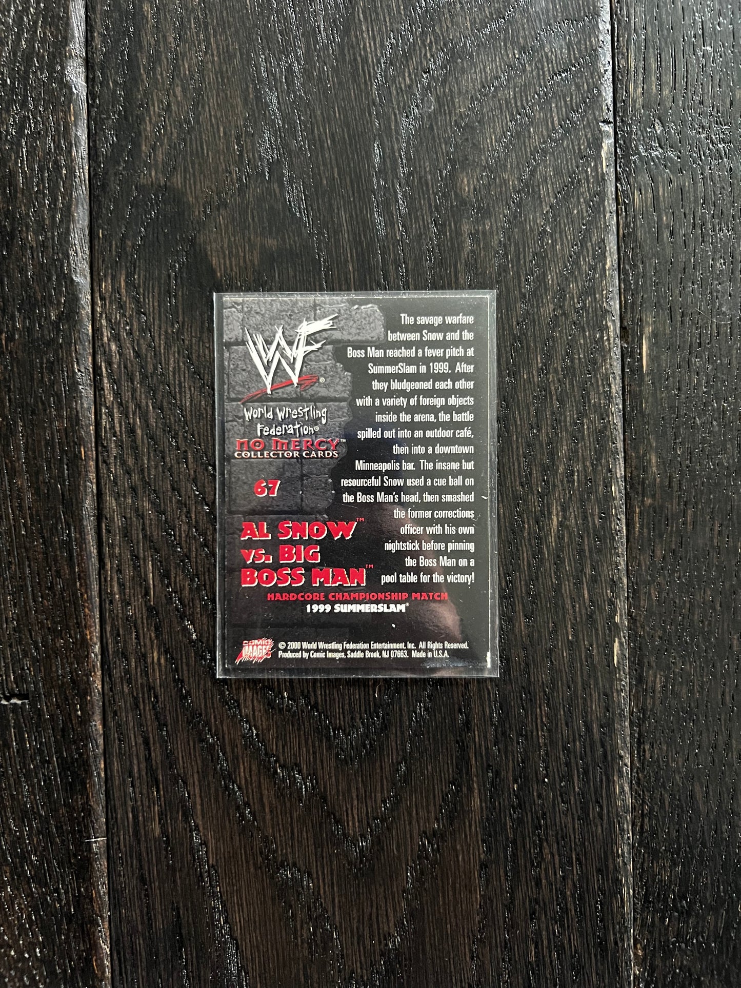 WWF #67 Al Snow Vs. Big Boss Man No Mercy Collection (2000) Comic Images