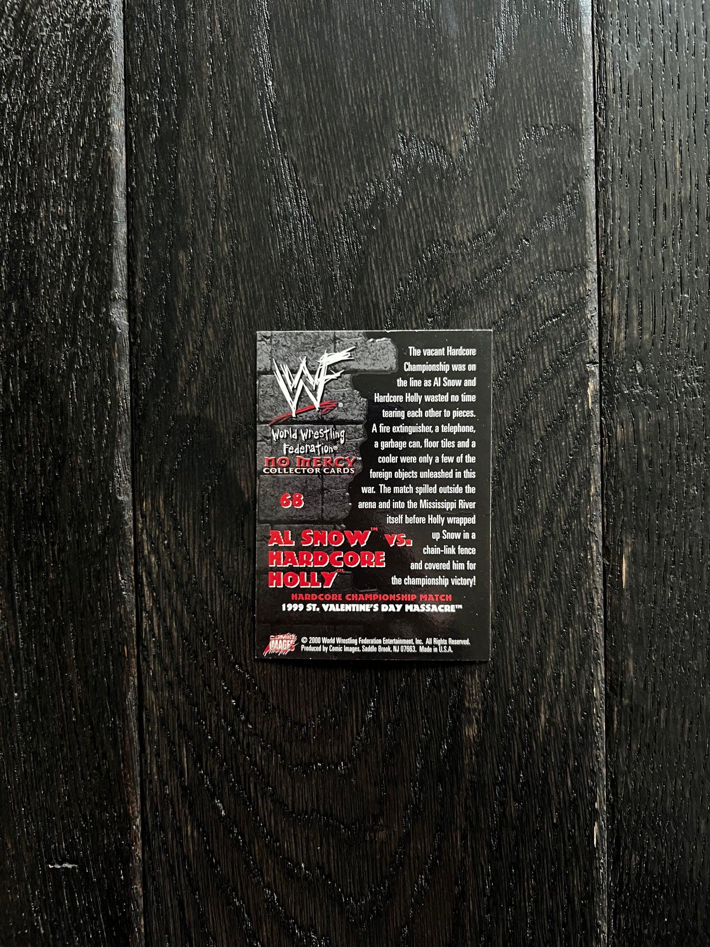 WWF Al Snow vs. Hardcore Holly #68 No Mercy Collection (2000) Comic Images