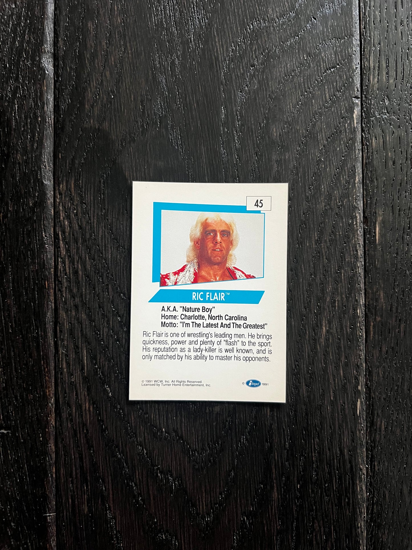 Ric Flair #45 (1991) WCW Impel Wrestling Card NM